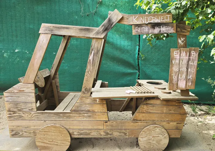 Garten: der Eiswagen